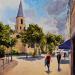 Painting Après le passage d'Arcole by Martin Laurent | Painting Figurative Urban Life style Oil