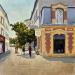 Painting Boutique de l'impératrice by Martin Laurent | Painting Figurative Society Urban Life style Oil