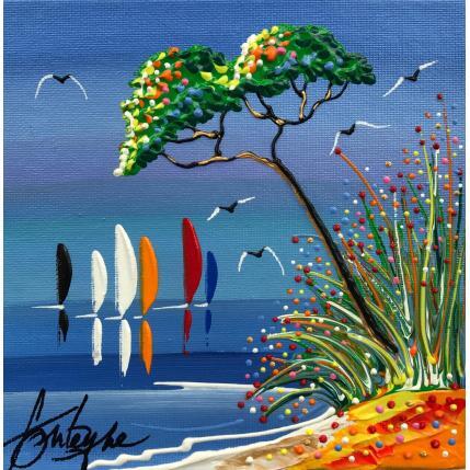 Painting Protégé by Fonteyne David | Painting Figurative Acrylic Marine