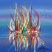 Painting Fusion et reflet by Fonteyne David | Painting Figurative Marine Acrylic