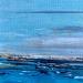 Painting L'heure bleue by Dravet Brigitte | Painting Abstract Marine Acrylic