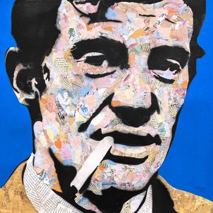 Painting Jean-Paul Belmondo by G. Carta | Painting