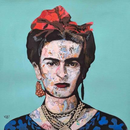 Painting Frida Kahlo by G. Carta | Painting