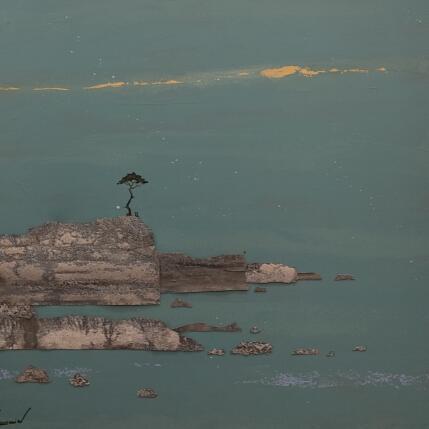 Painting Côte à côte by Lemonnier  | Painting Subject matter Acrylic, Zinc Landscapes