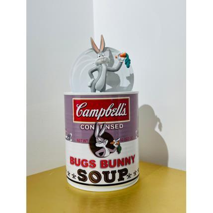 Sculpture Bugs Bunny Soup par TED | Sculpture Pop-art Icones Pop