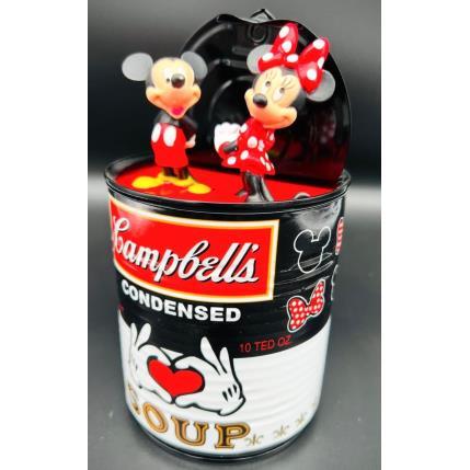 Sculpture Mickey and Minnie Soup by TED | Sculpture Pop-art Pop icons