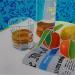 Painting Le citron aromatisait le whisky by Auriol Philippe | Painting Figurative Still-life Plexiglass Acrylic Posca