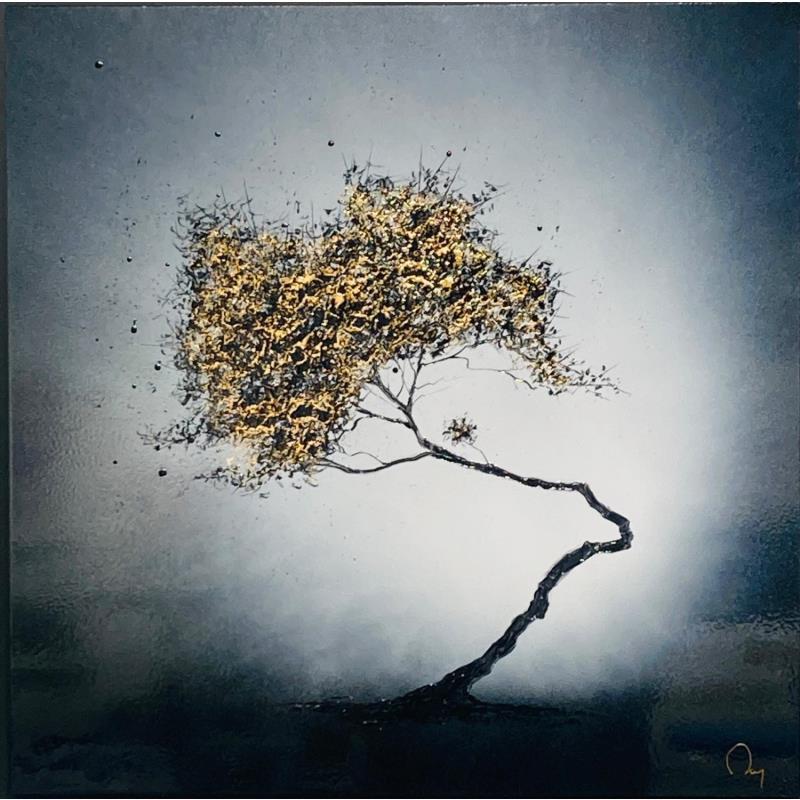 Painting Le midi by Rey Julien | Painting Figurative Gold leaf