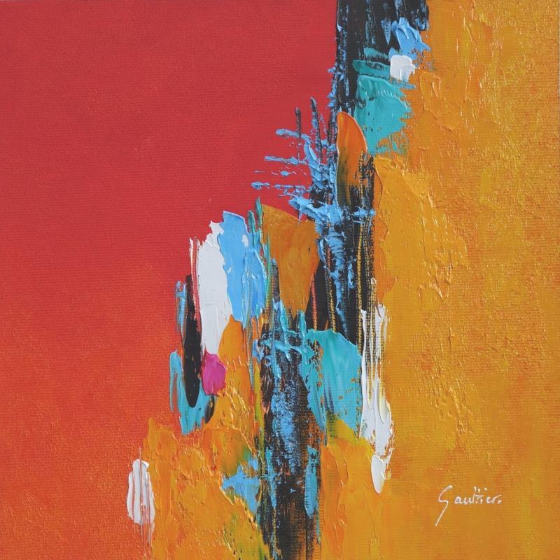 Painting En couleur by Gaultier Dominique | Painting Abstract Oil Minimalist