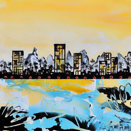 Peinture Acapulco par Autelin Florence | Tableau Figuratif Acrylique Architecture, Paysages, Urbain