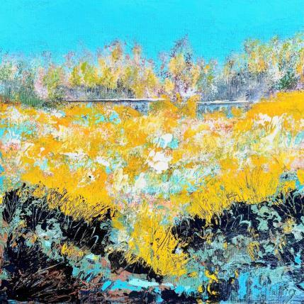 Peinture Les fleurs sauvages par Autelin Florence | Tableau Figuratif Acrylique Architecture, Nature, Paysages