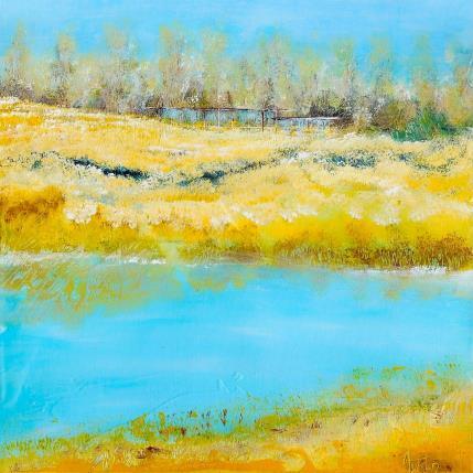 Peinture Nature sauvage par Autelin Florence | Tableau Figuratif Acrylique Architecture, Nature, Paysages