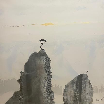 Painting Posé et ancré  by Lemonnier  | Painting Subject matter Acrylic, Zinc Landscapes