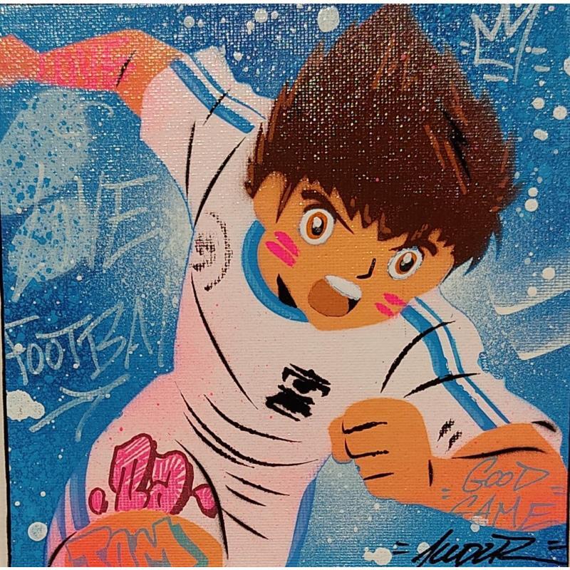Painting Captain Tsubasa by Kedarone | Painting Pop-art Acrylic, Graffiti Pop icons