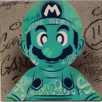 Painting Mario Pop by Kedarone | Painting Street art Acrylic, Graffiti Pop icons
