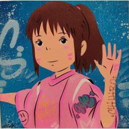 Painting Chihiro by Kedarone | Painting Street art Acrylic, Graffiti Pop icons
