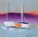 Painting Summer color by Munsch Eric | Painting Figurative Marine Oil Acrylic