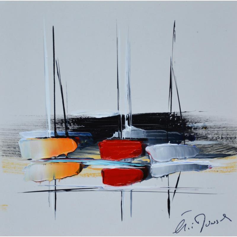 Painting Voyage blanc by Munsch Eric | Painting Figurative Acrylic, Oil Marine, Pop icons