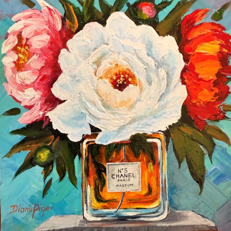 Gemälde A Bright Bouquet von Pigni Diana | Gemälde Figurativ Acryl