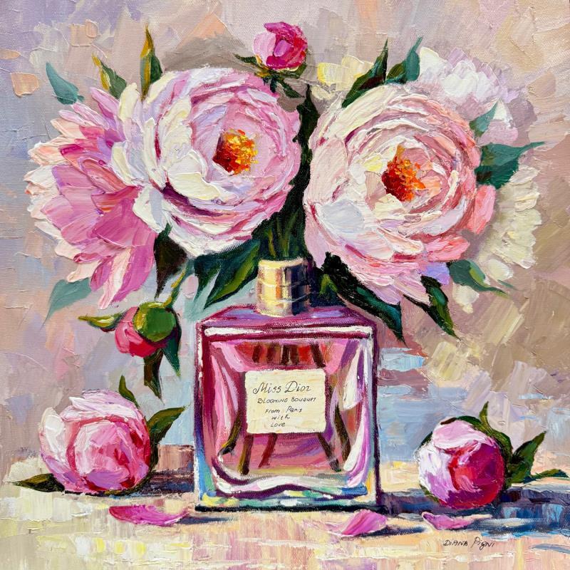 Gemälde Blooming Bouquet von Pigni Diana | Gemälde Figurativ Acryl