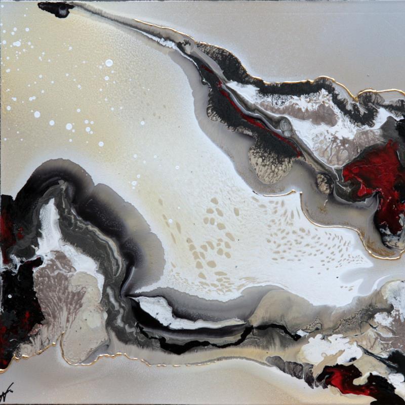 Painting C1318 by Naen | Painting Abstract Nature Acrylic Ink