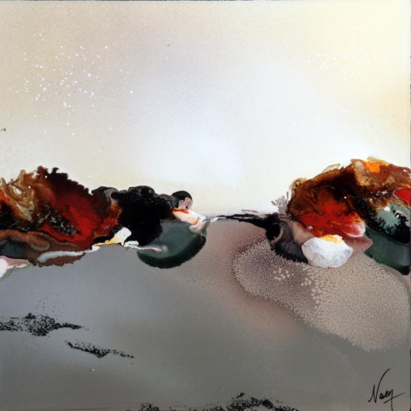 Painting C2995 by Naen | Painting Abstract Nature Acrylic Ink