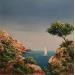 Painting Printemps dans les calanques by Blandin Magali | Painting Figurative Landscapes Oil