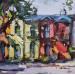 Painting Beautiful Montreal Facades by Joro | Painting Figurative Urban Oil