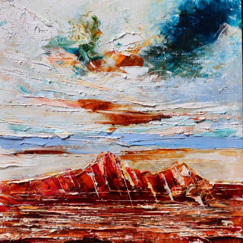 Painting Sedona Mesa airport view 2 by Reymond Pierre | Painting Figurative Landscapes Nature Oil