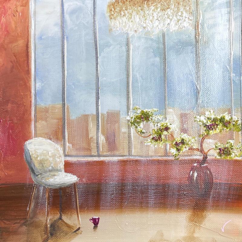 Peinture je reviens  par Vinnie | Tableau Figuratif Huile