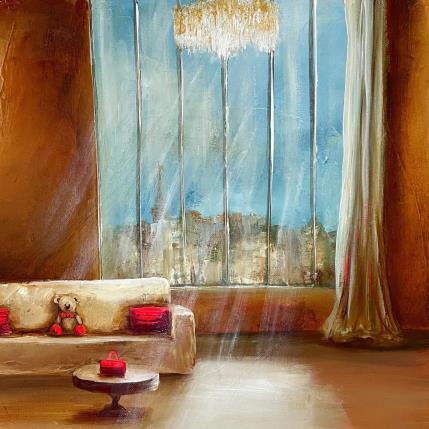 Painting gardien by Vinnie | Painting Figurative Oil