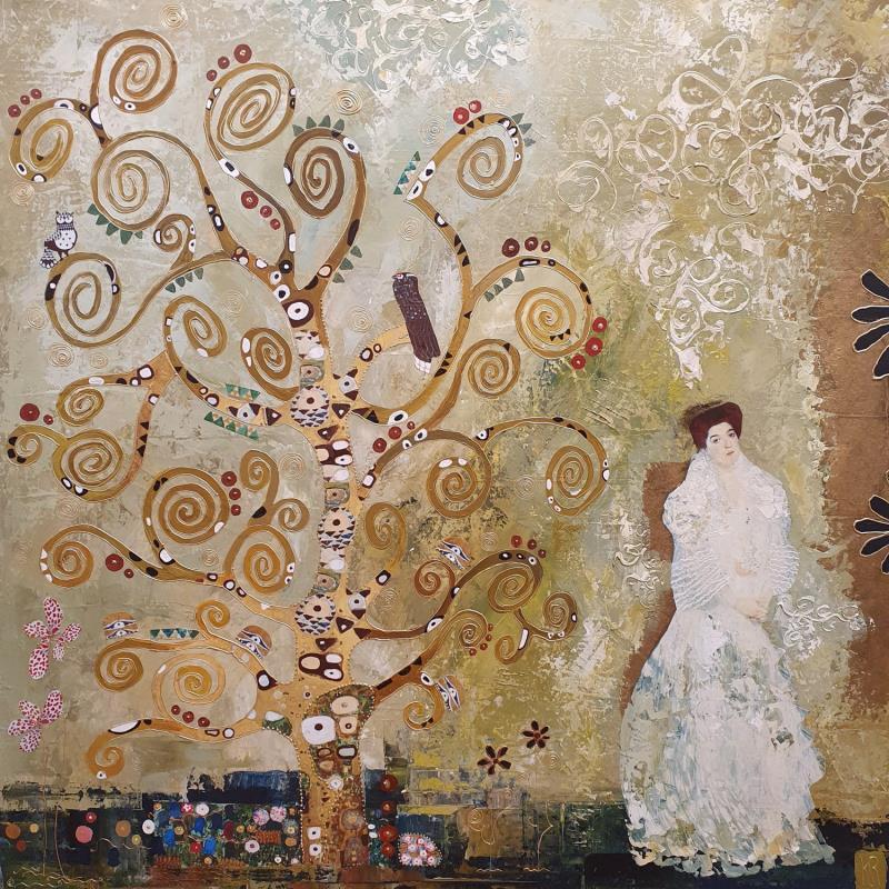 Painting EDEN by Romanelli Karine | Painting Figurative Acrylic, Gluing