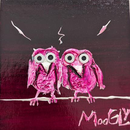 Painting INESPERUS by Moogly | Painting Raw art Acrylic, Pigments, Resin Animals