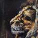 Painting Lion by CLOT | Painting Figurative Animals Acrylic