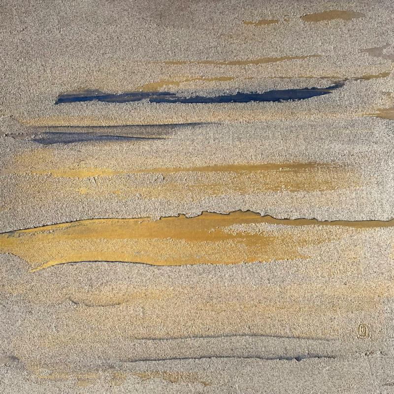 Painting Carré pour toi 8 by CMalou | Painting Subject matter Sand Minimalist