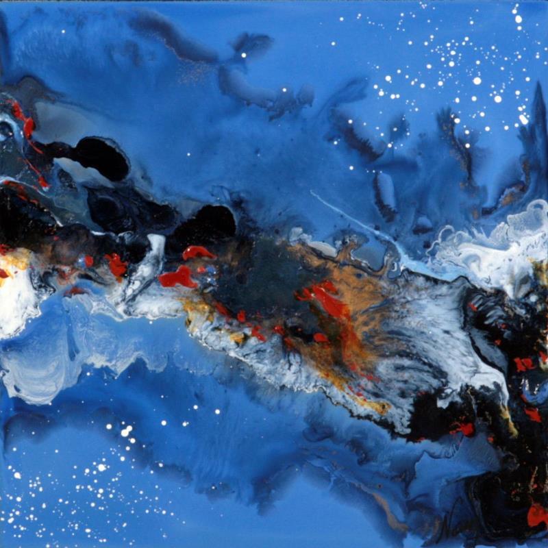 Peinture C2590 par Naen | Tableau Abstrait Acrylique, Encre