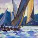 Painting Voile classique en Med by Aliamus Béatrice  | Painting Oil