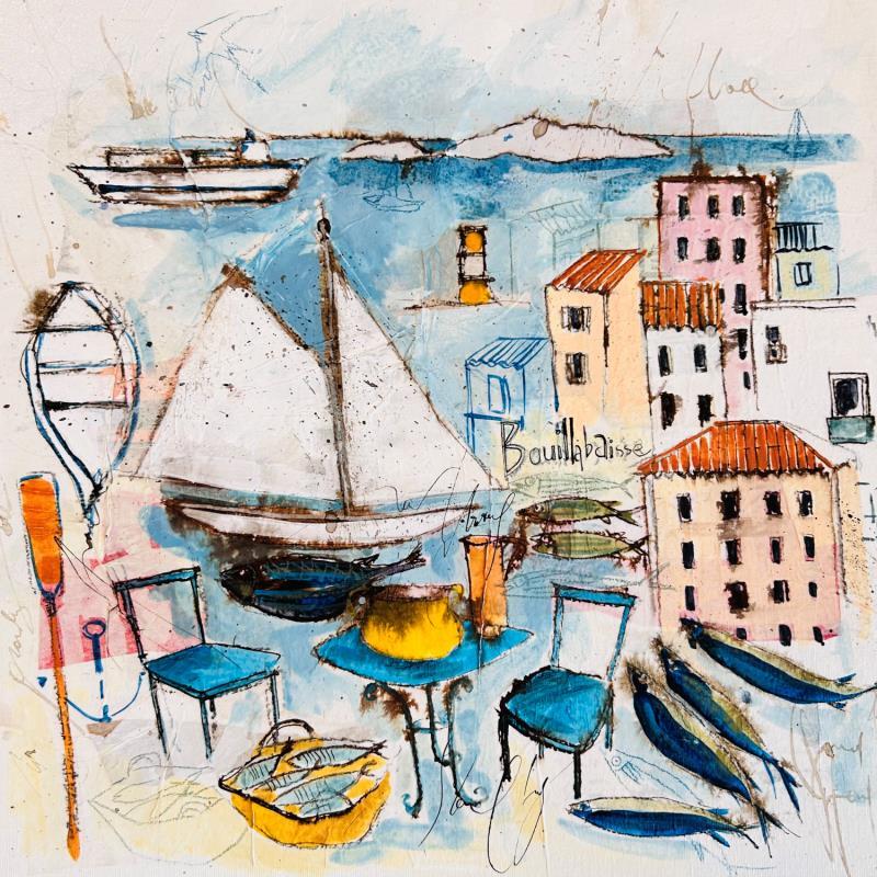 Painting Bouillabaisse by Colombo Cécile | Painting