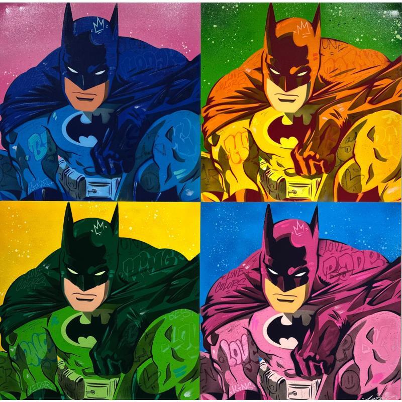 Painting Batman Pop by Kedarone | Painting Pop-art Acrylic, Graffiti Pop icons