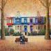 Painting Un instant entre deux saisons by Dessapt Elika | Painting Impressionism Acrylic Sand