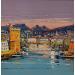 Painting Entrée du port, Marseille by Corbière Liisa | Painting Figurative Landscapes Oil