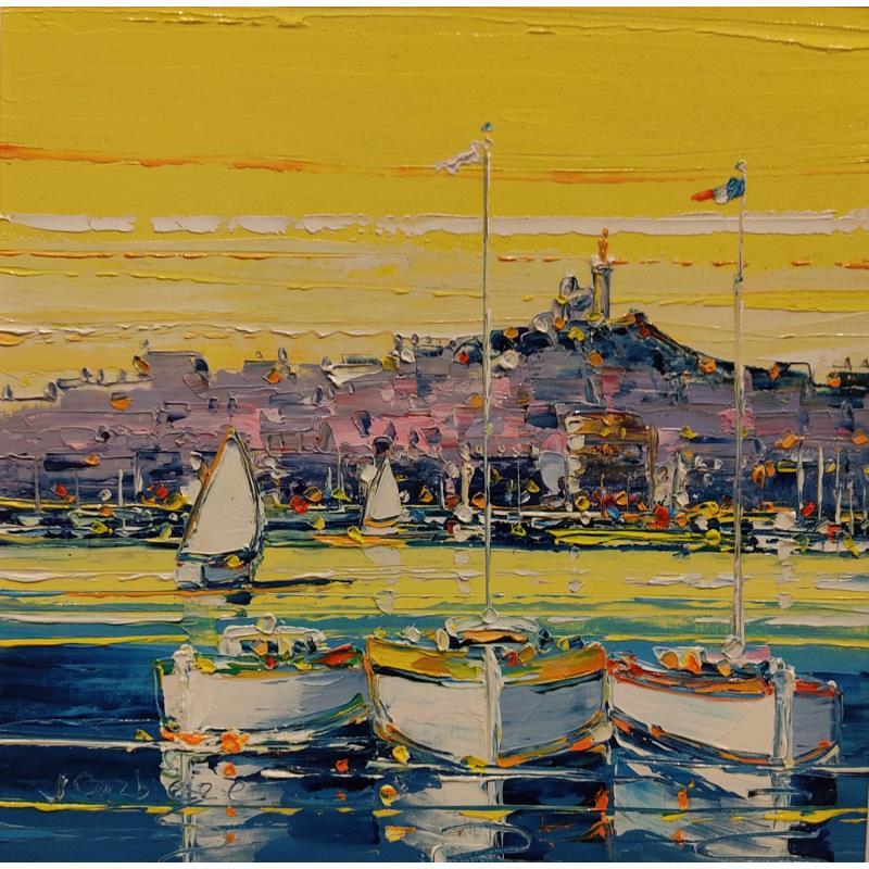 Peinture Lumière matinale, Marseille par Corbière Liisa | Tableau Figuratif Huile Paysages