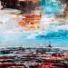 Painting Paris nuage #2 by Reymond Pierre | Painting Figurative Landscapes Urban Oil