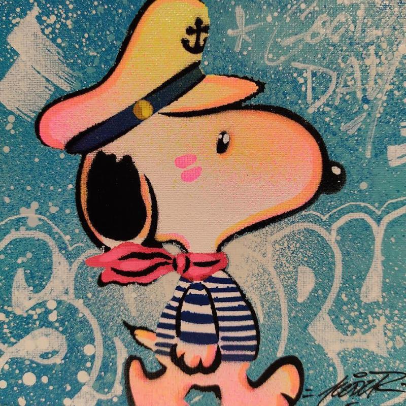 Painting Snoopy Marin by Kedarone | Painting Pop-art Pop icons Graffiti Acrylic