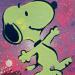 Peinture Snoopy par Kedarone | Tableau Pop-art Icones Pop Graffiti Acrylique