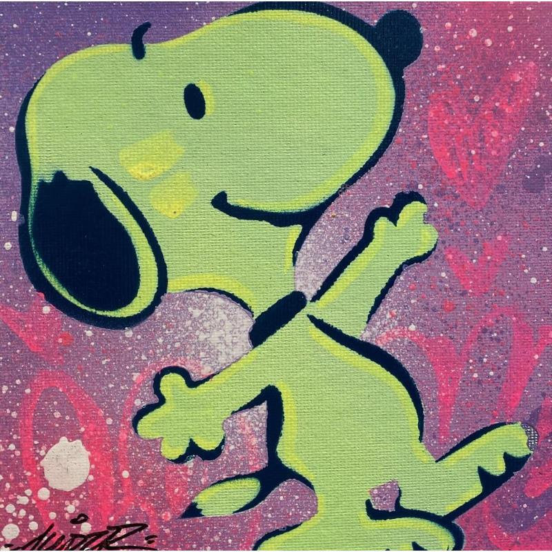 Painting Snoopy by Kedarone | Painting Pop-art Acrylic, Graffiti Pop icons