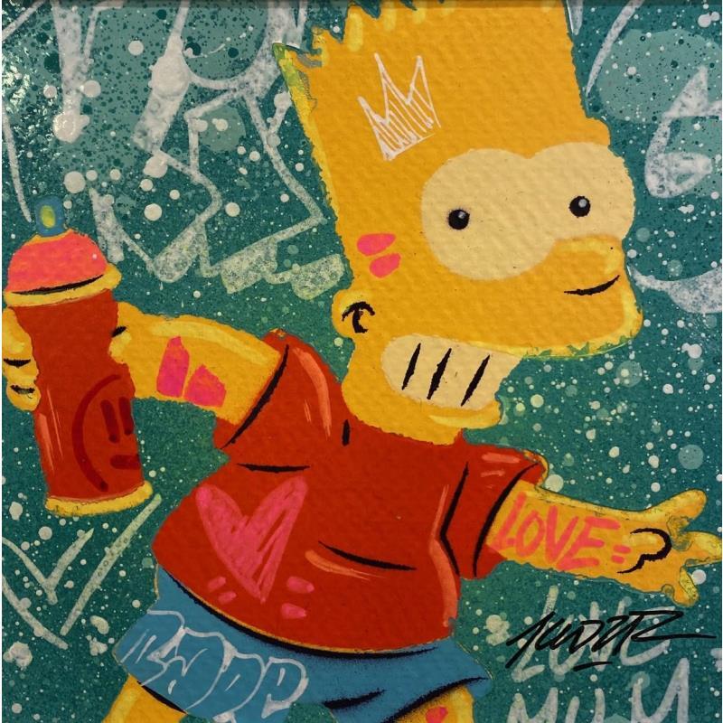 Painting Bart by Kedarone | Painting Pop-art Acrylic, Graffiti Pop icons