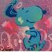 Peinture Snoopy Dance par Kedarone | Tableau Pop-art Icones Pop Graffiti Acrylique