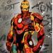 Painting Iron Man by Kedarone | Painting Pop-art Pop icons Graffiti Acrylic