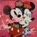 Painting Mickey Minnie by Kedarone | Painting Pop-art Pop icons Graffiti Acrylic